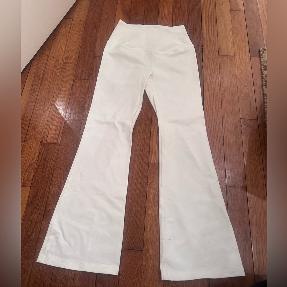 Raquel Splits59 White Flare Leggings
